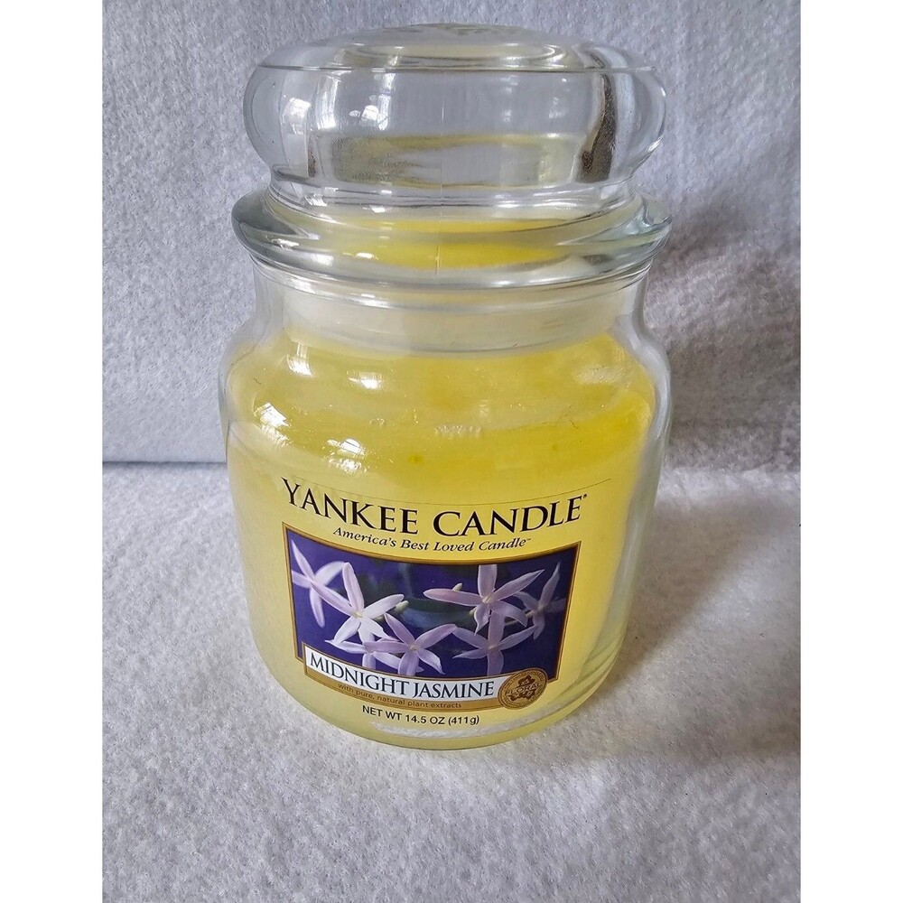 Yankee Candle Midnight Jasmine Medium 14.5 oz Jar Candle
